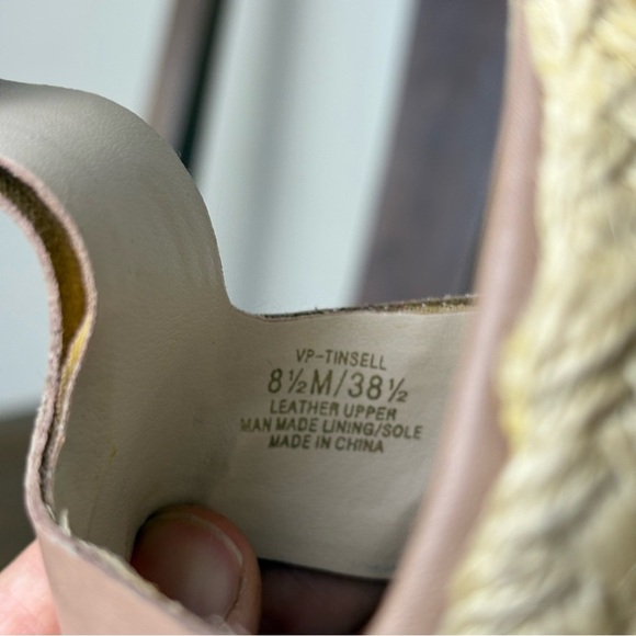 Vince Camuto Tan Leather Wedge Sandals - Picture 14 of 14